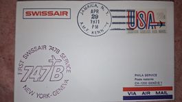 Swissair New York - Geneva 29.04.1971