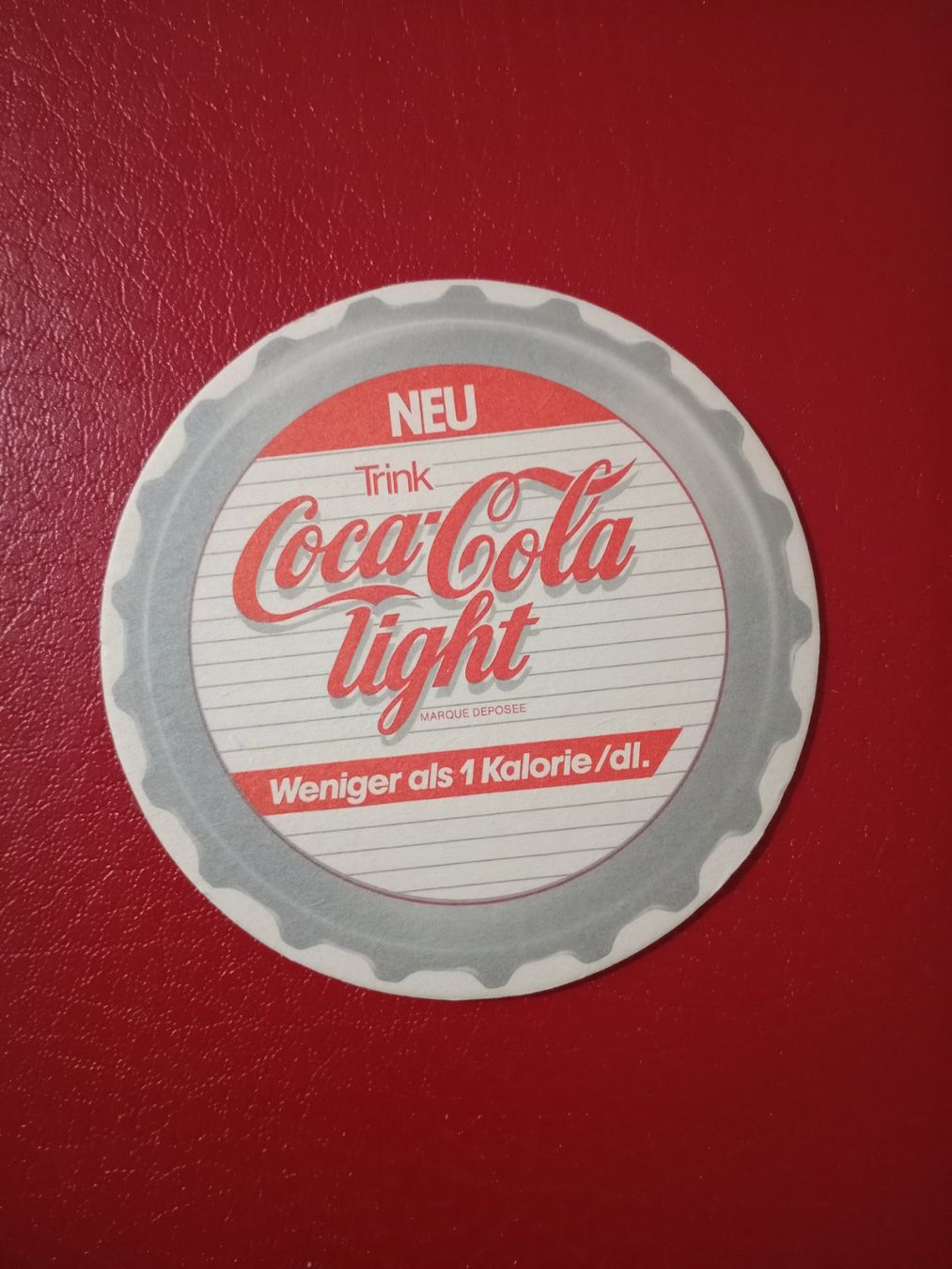 Coca-Cola Sottobicchieri: Bierdeckel Werbung Coca-Cola Light (BDR3) – Usato da Küttigen venduto da Melisch1000 1