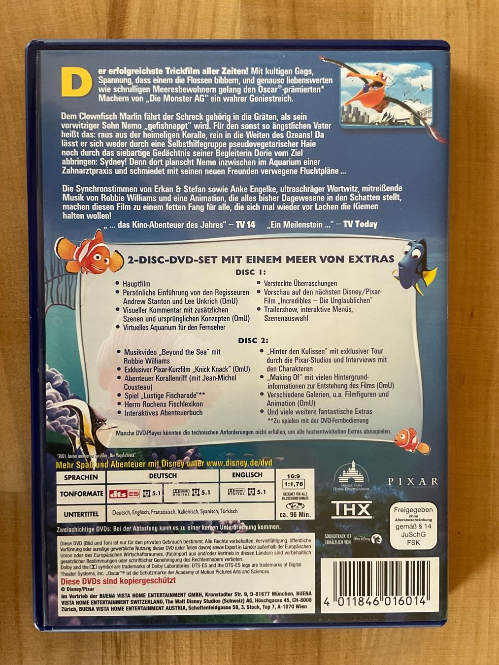 Tutti i DVDs: DVD Nemo – Usato da Rümlang venduto da Sambas19 1