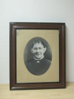 Antike Portrait Fotografie Dame Frau antiker Rahmen  Deko