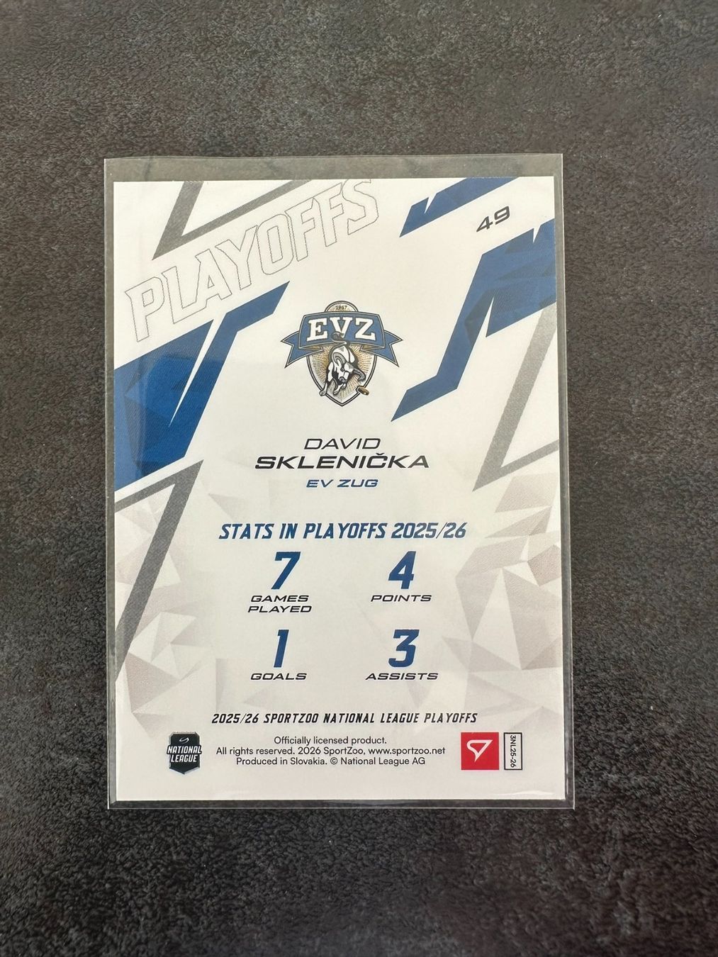 Sportzoo Carte collezionabili: Sportzoo EVZ David Sklenicka Base 34/60 – Nuovo (secondo la descrizione) da Marsens venduto da Yoyokix 1