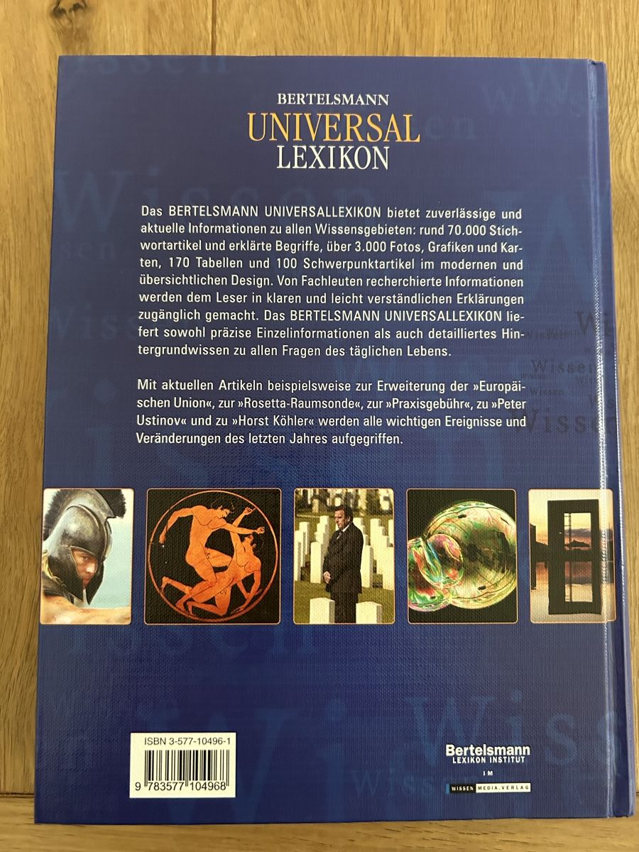 Libri: Bertelsmann Universal Lexikon A-Z mit Atlas – Usato da Bern venduto da kat_sm88 3