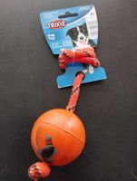 Hundespielzeug Ball mit Seil Trixie