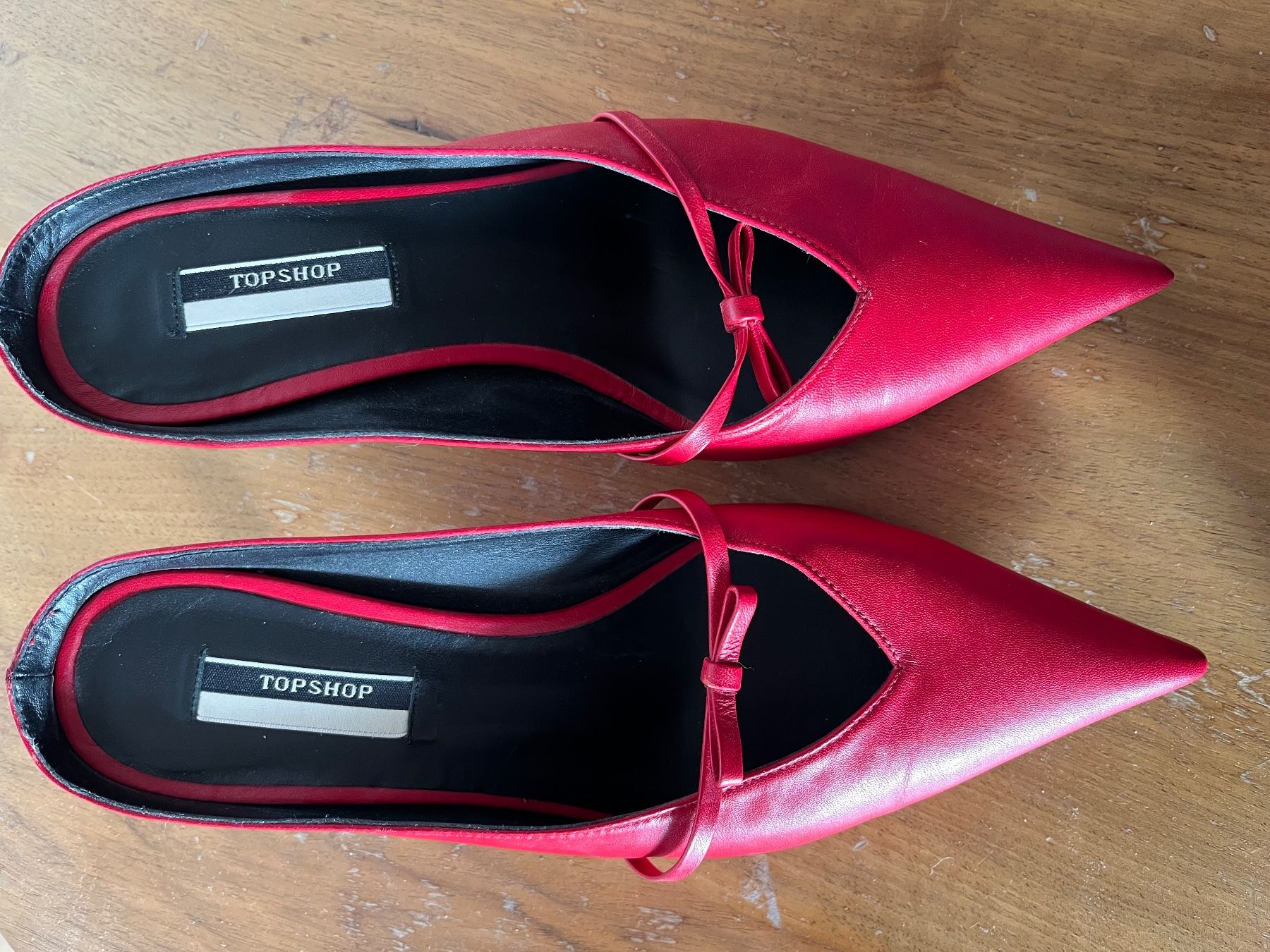 Topshop Damenschuhe: Topshop Pantoletten rot Gr. 36 – Gebraucht aus Lostorf von bella1961 3
