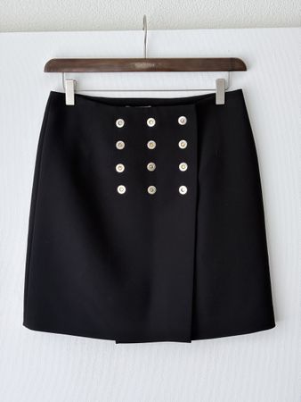 BALENCIAGA Minirock, Gr. 40 IT, Schwarz, Neuwertig!