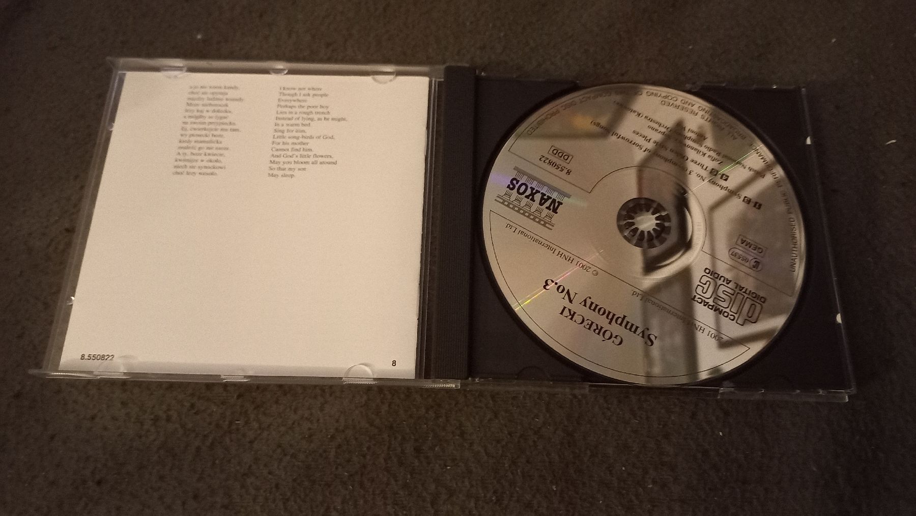 CD: Henryk Górecki Symphony No. 3 CD – Usato da Olten venduto da Donatello1984 2