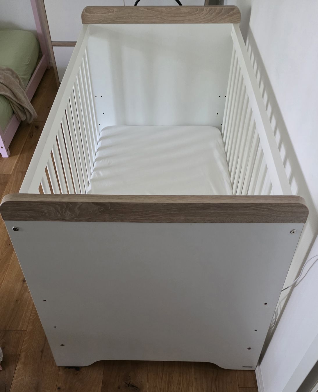 Betten: Babybett umbaubar in Kinderbett – Gebraucht aus Hüttlingen von Cinderellaa2 1