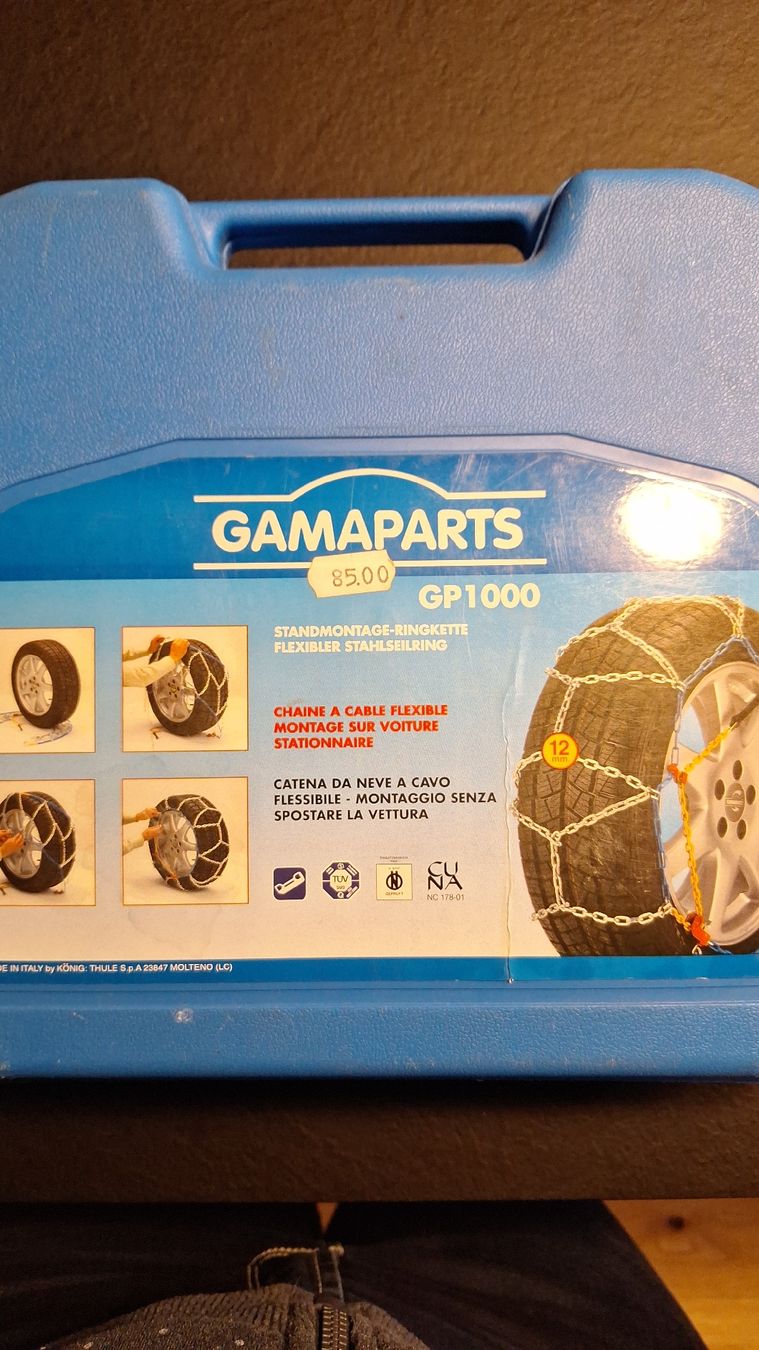 Catene da neve: Schneeketten von Gamaparts GP 1000 – Nuovo (secondo la descrizione) da Ammerswil AG venduto da zokadi