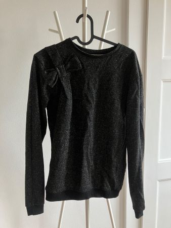 Pull Promod noir scintillant, taille S - Comme neuf!