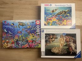 Puzzles Ravensburger & Educa 1000 pièces, comme neuf! 48