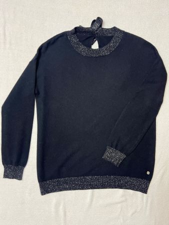 Cashmere Blend Pullover schwarz, Grösse:M, Marke Maddison