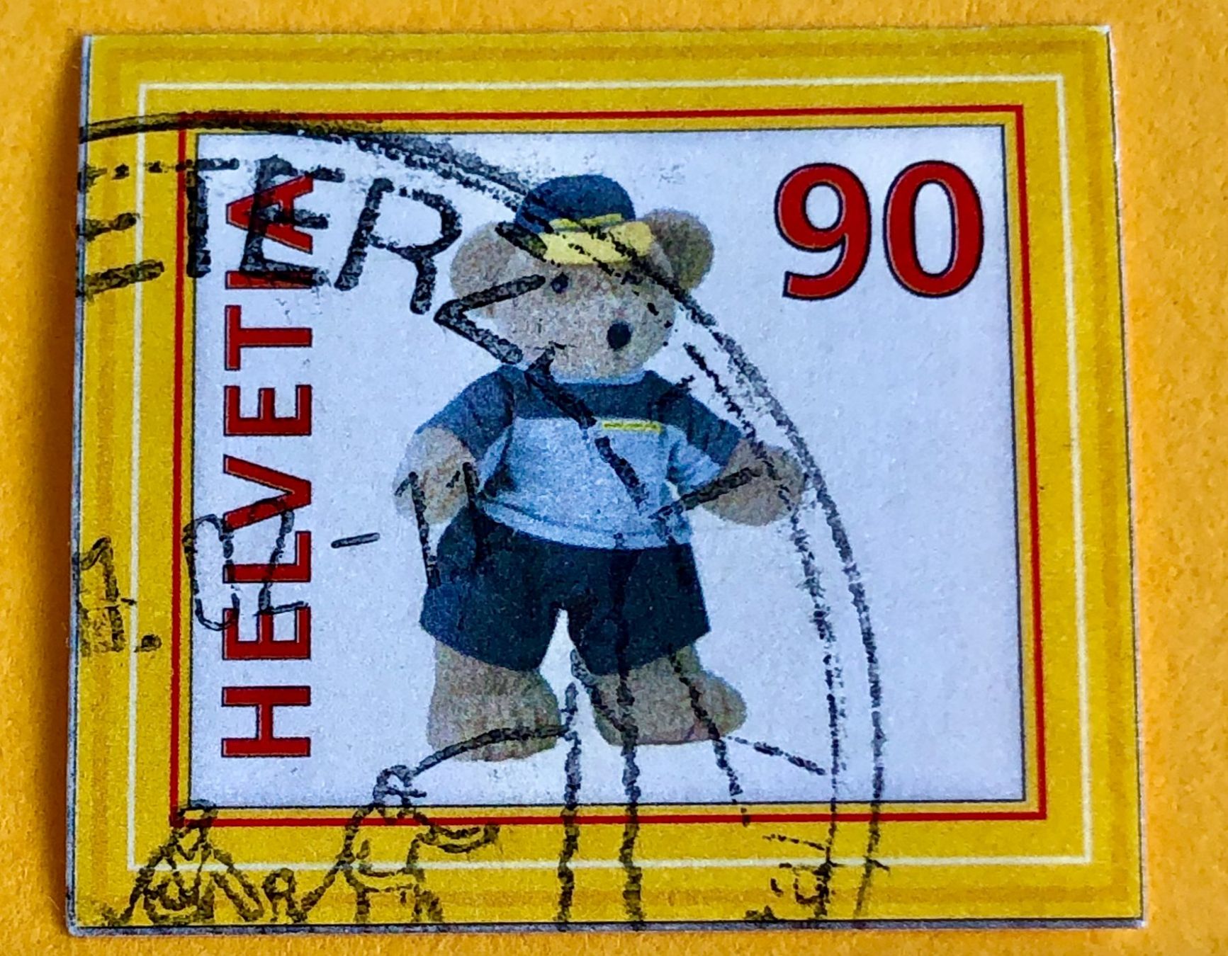 Tutti i francobolli: Nr.1055 GESTEMPELT 100 Jahre Teddybär 2002    – Usato da Aarau venduto da Billa007