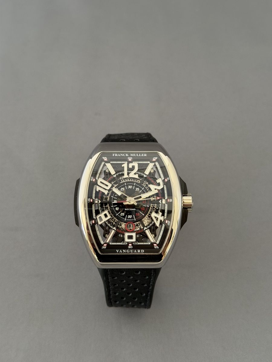 Franck Muller Orologi: Franck Muller Vanguard Racing Skeleton – Nuovo e nell'imballaggio originale da Nyon venduto da GenevaLuxuryWatches