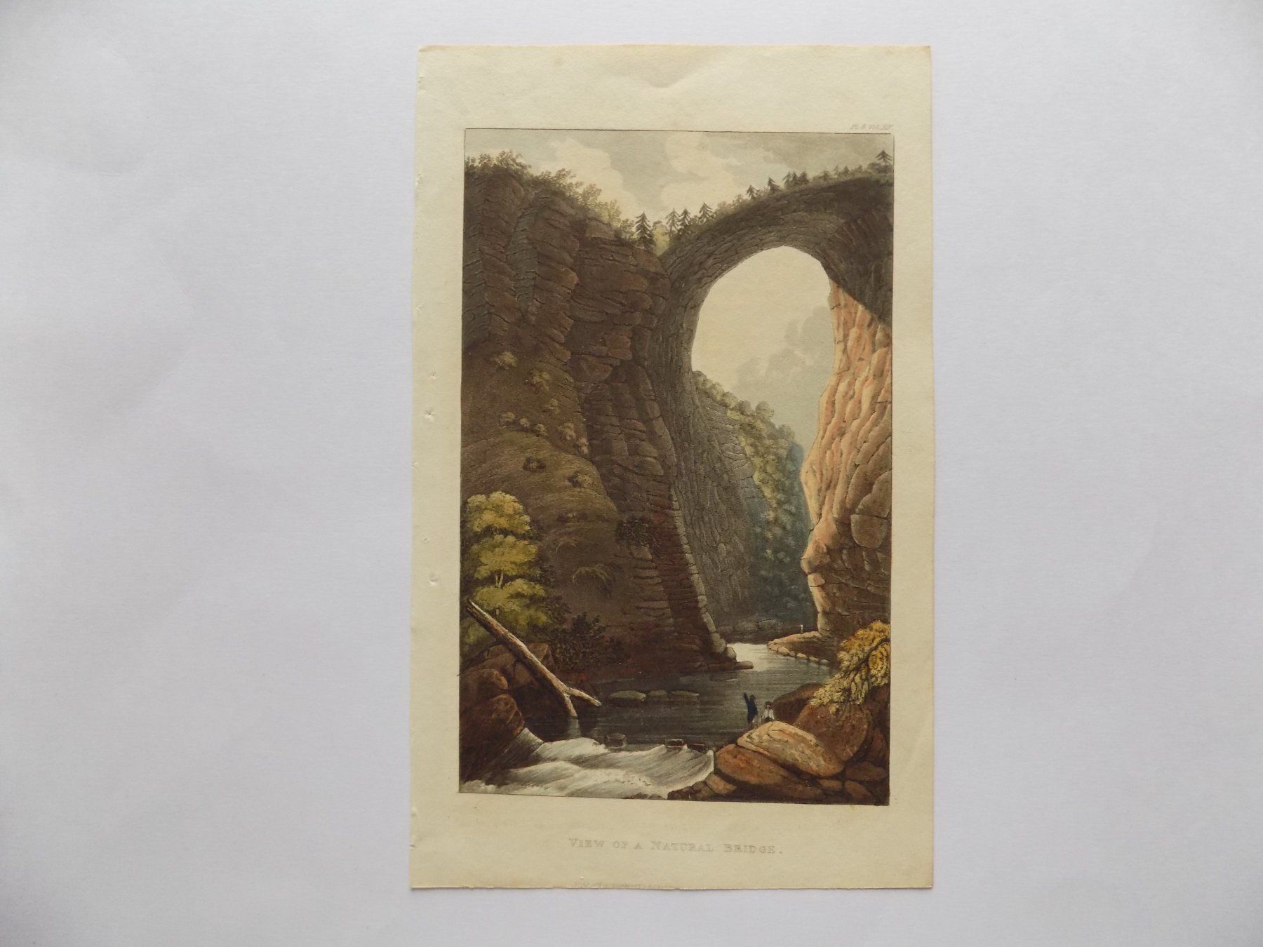 Incisioni: Natural Bridge Kupferstich – Usato da Risch venduto da Antikfee