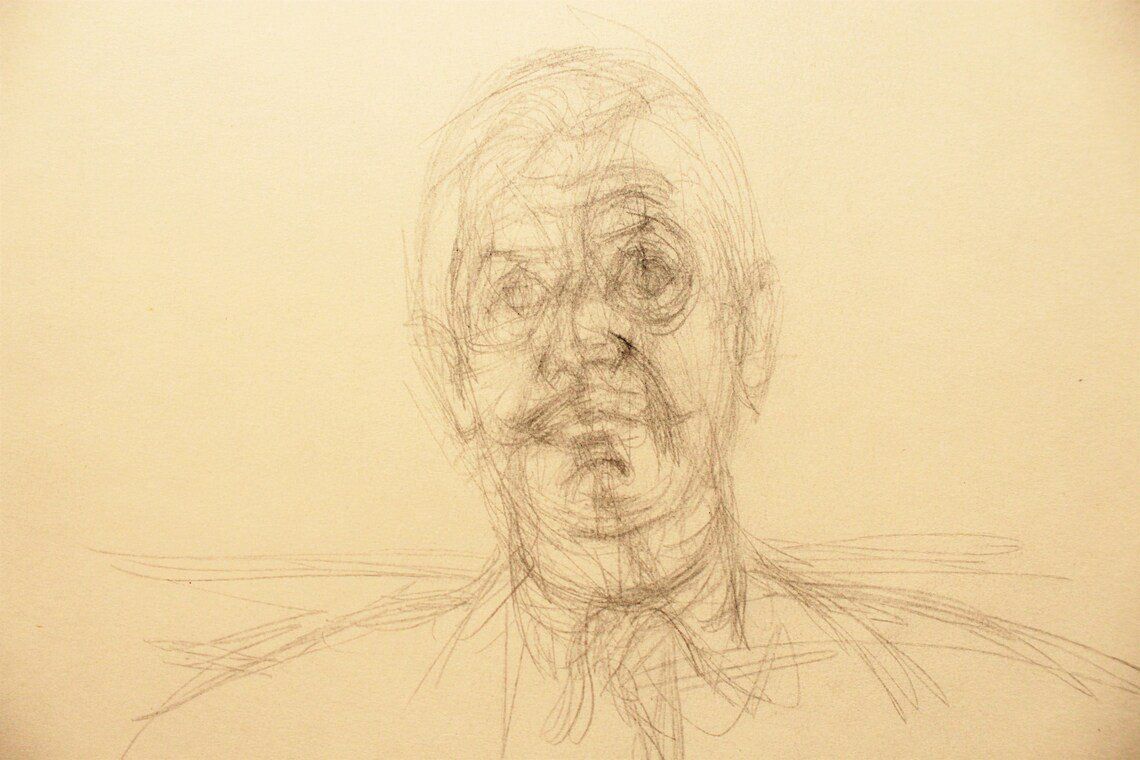 Grafiken & Lithographien: Alberto Giacometti, Vintage Lithographie – Neu (gemäss Beschreibung) aus Ponte Tresa von 11GalleriaAlterEgo11 2