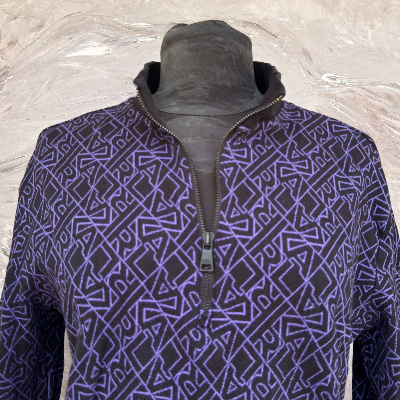 Karl Lagerfeld Maglioni & Felpe: Pull à fermeture éclair Karl Lagerfeld motif abstrait XL – Usato da Thônex venduto da BrYu 5