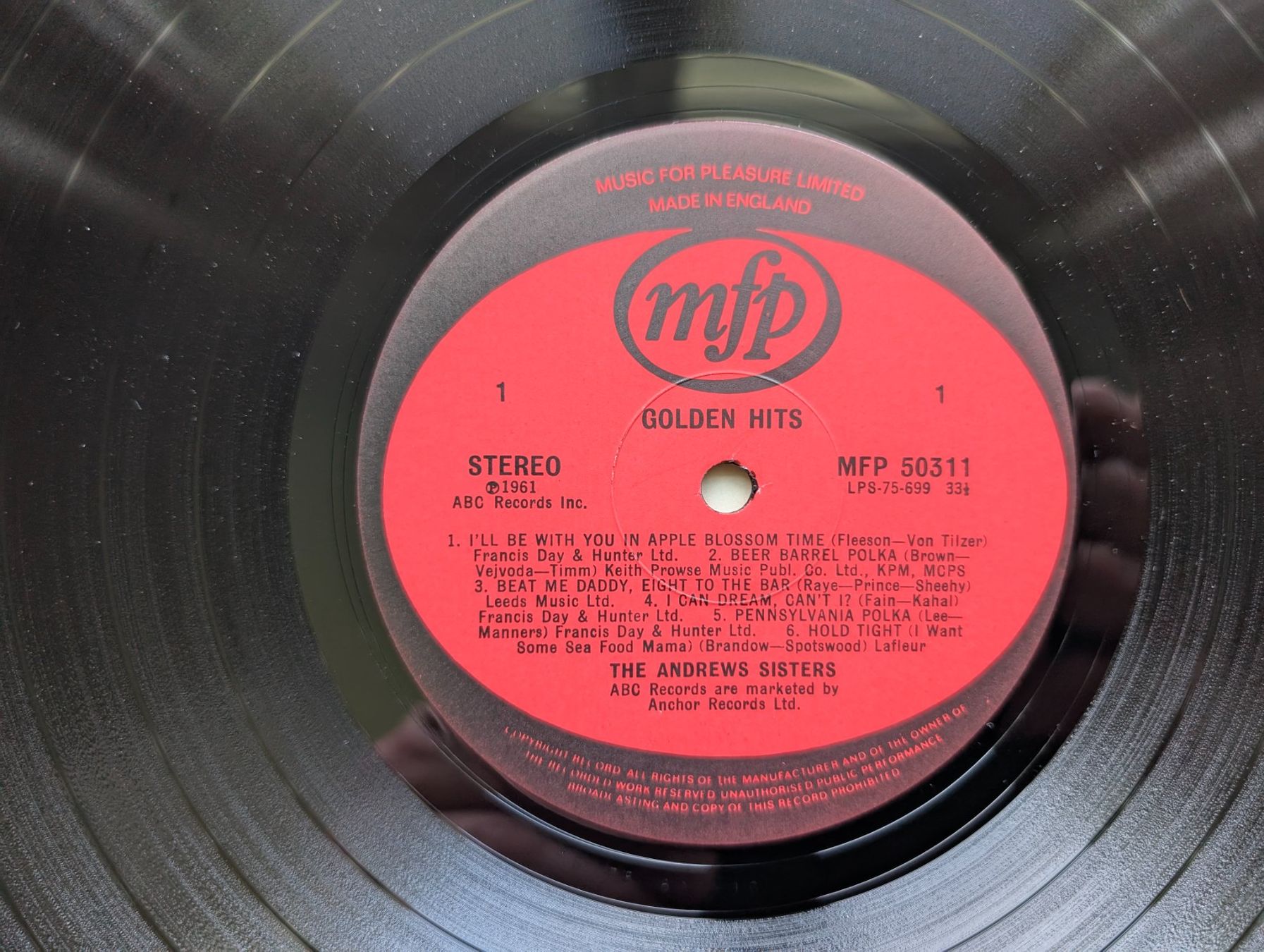 Dischi in vinile: Andrews Sisters  3x – Usato da Ebikon venduto da kisuM 4