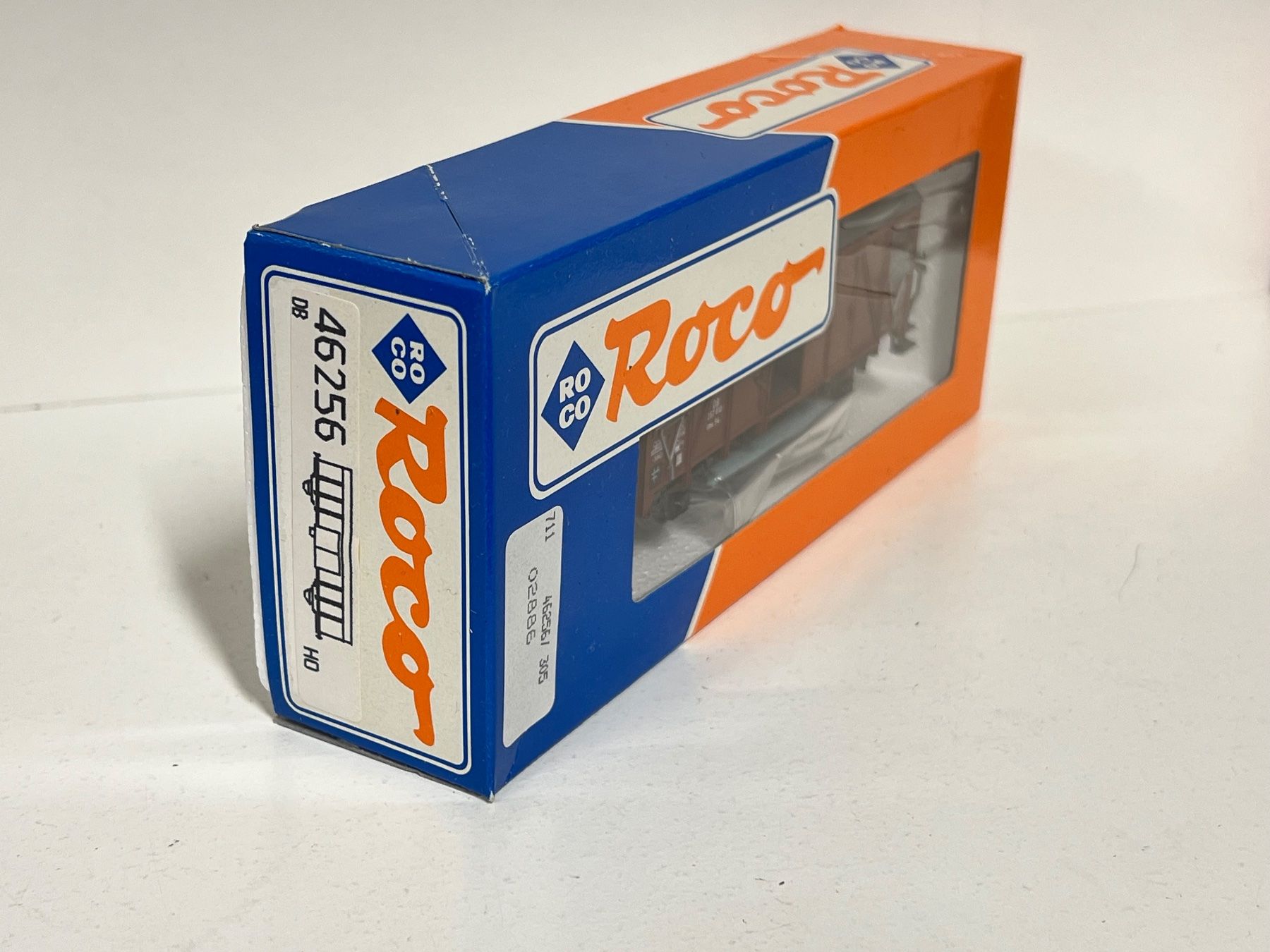 Roco Modellini di ferrovie: Roco 46256 DB Güterwagen Gms 54 H0 DC – Nuovo e nell'imballaggio originale da Geroldswil venduto da TopTrain54 2