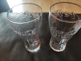 Coca Cola Glas/Gläser, Vintage-Look, Rarität alle 17zusammen
