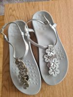 Zehentrenner Sandalen von Vionic Gr 40 , Silbergrau