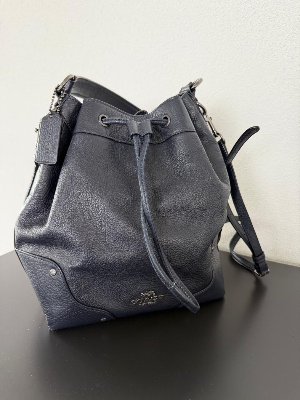 Coach Taschen für Damen: Coach Bucket Bag, blau – Gebraucht aus Liestal von KUBULI28