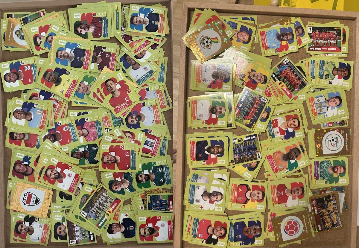 Panini Carte collezionabili: Panini WM 2026 - 500 Sickers ohne Doppelte – Nuovo (secondo la descrizione) da Regensdorf venduto da Maryjagne