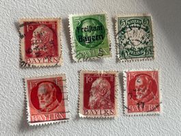 SALE ! Lot Bayern Briefmarken ab 1 CHF (Gratis-Versand)
