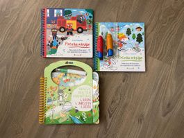 3 livres de coloriage magique à l'eau état correct