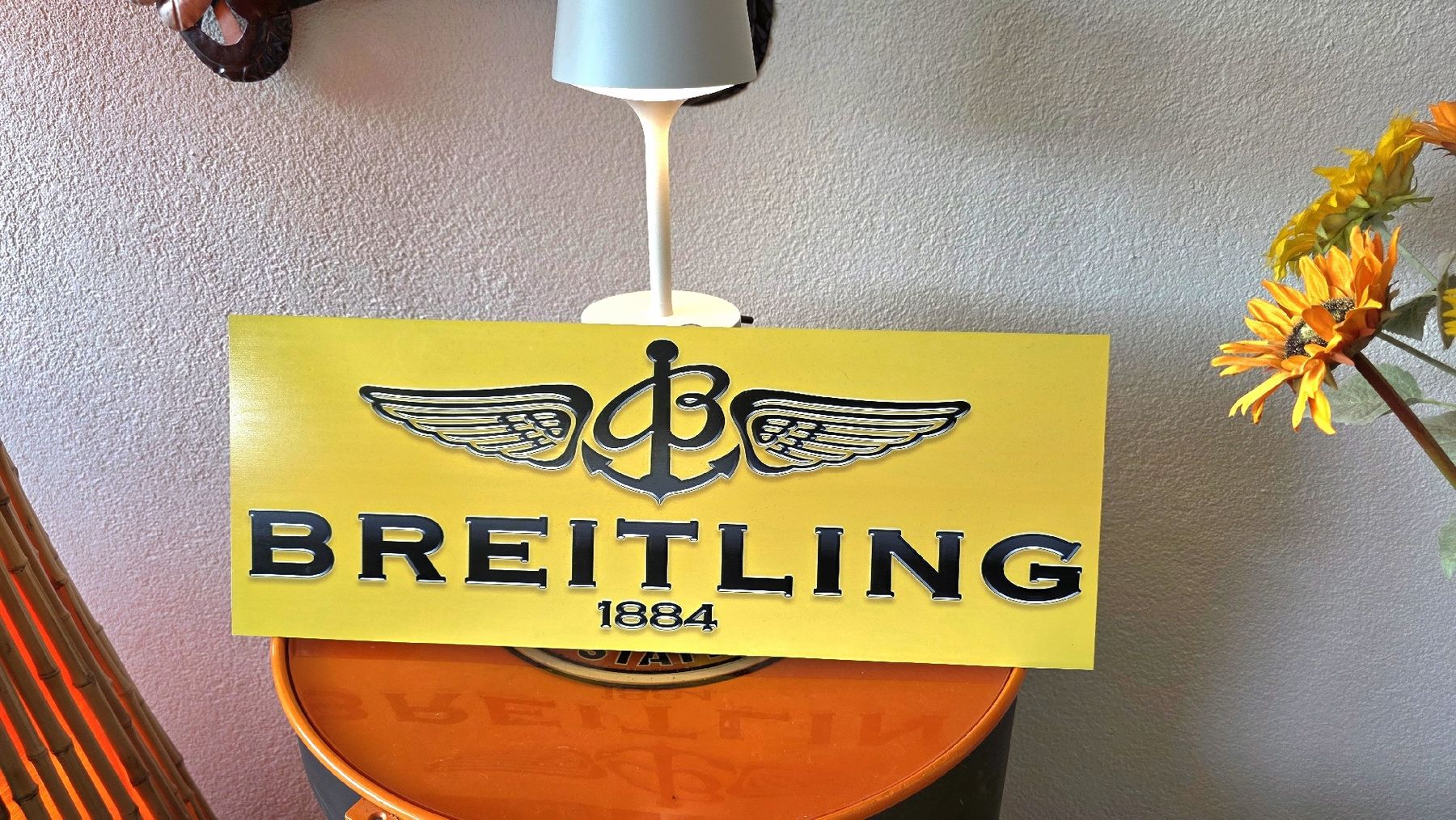 Breitling Insegne: BREITLING WERBE SCHILD – Usato da Winterthur venduto da Navitimer