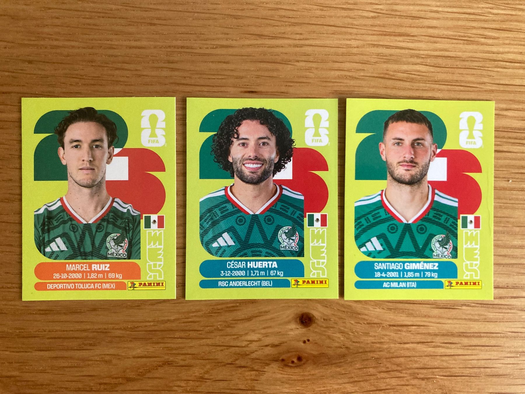 Panini Sammelbilder & Trading cards: WM Sticker MEX 12, 16, 20 – Neu (gemäss Beschreibung) aus Winterthur von Whitefish