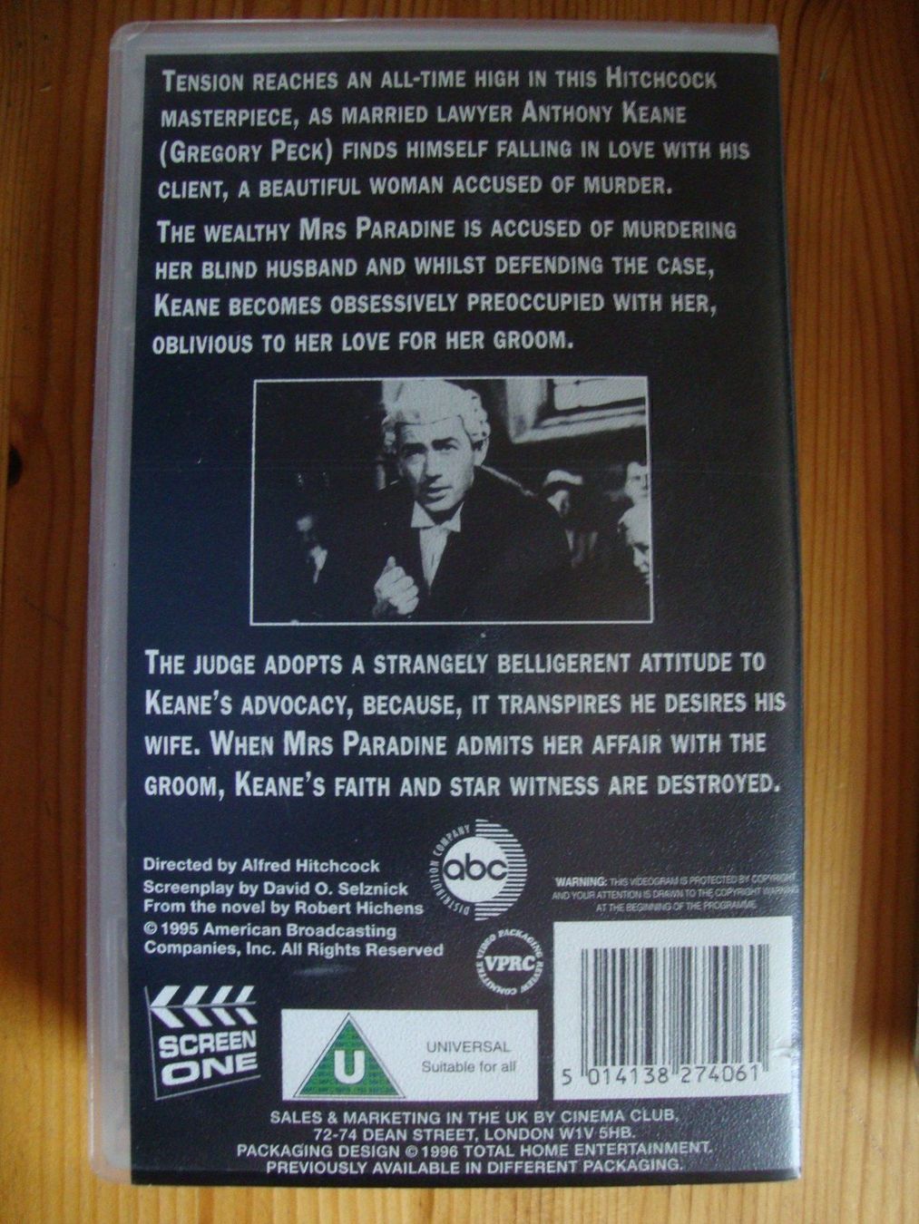 Tutti i VHS: HITCHCOCK - ENGLISCHE VERSION – Usato da Moosseedorf venduto da haro01 1