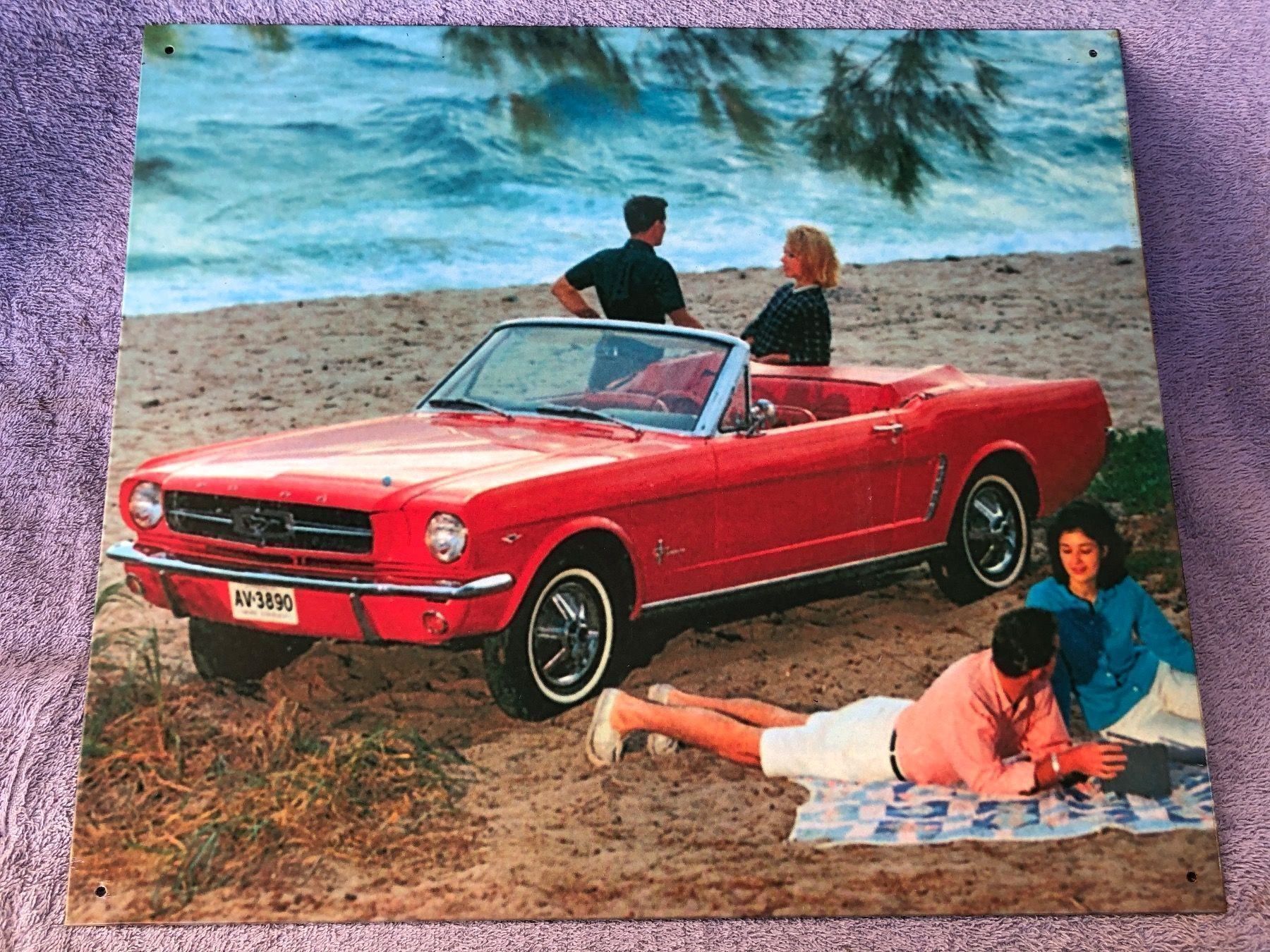 Schilder: Ford Mustang Cabrio 65 Oldtimer classic – Neu (gemäss Beschreibung) aus Reinach AG von rares75