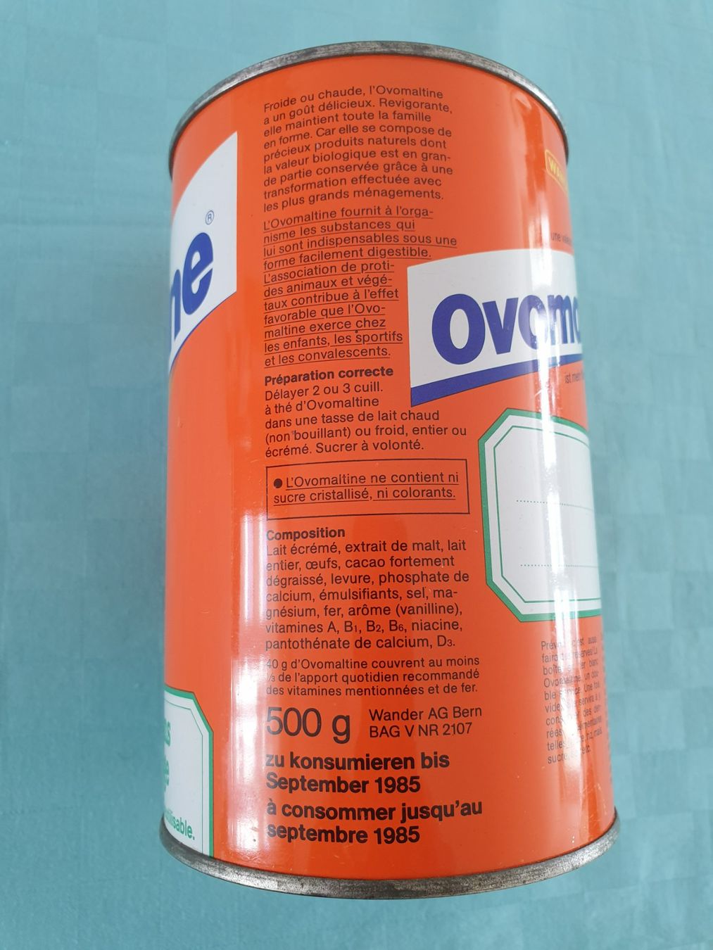 Barattoli: Vintage Blechdose Ovomaltine – Usato da Mörschwil venduto da spirspi 1