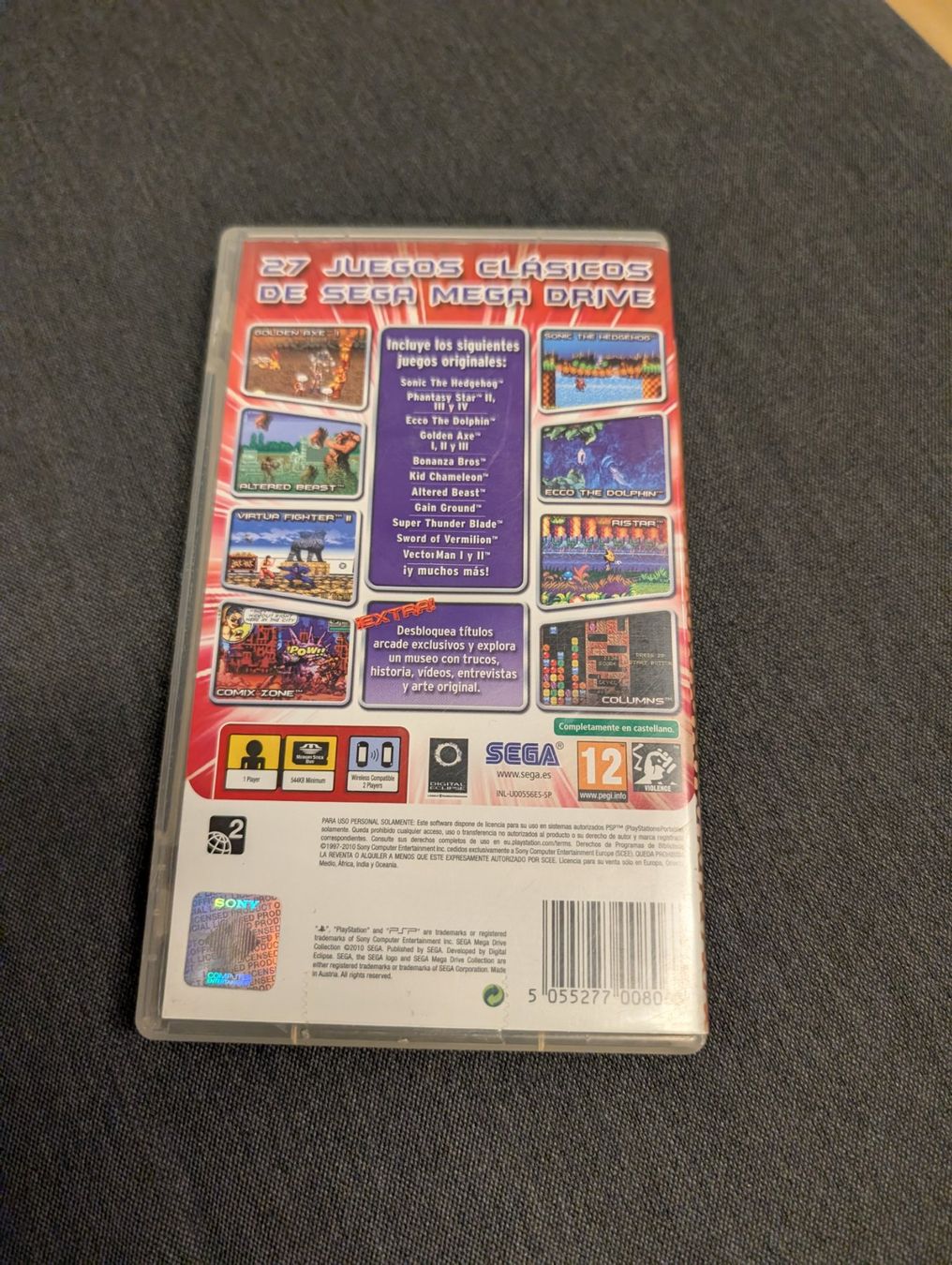 Jeux: Sega Mega drive collection Sony psp – D'occasion à Giubiasco par Tici__nerd_Giubiasco 1