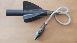 ANTIQUE BRASS SHIPS LOG CHERUB IMPELLER NAUTICAL PROPELLER