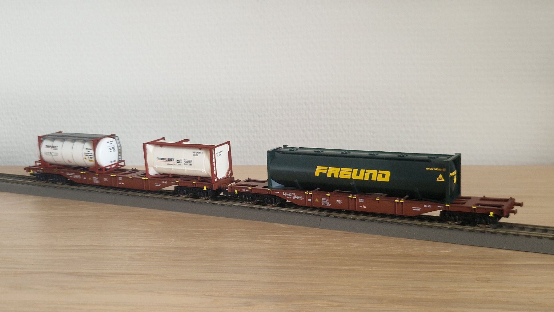 Modellini di ferrovie: Set 2 Wagons B-MODELS 45.105 HO/DC D-AAEC  – Nuovo (secondo la descrizione) da Lausanne venduto da Greg755 1