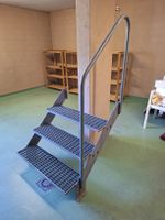 Metalltreppe Robust Verzinkt 3 Stufen, Garten, Terrasse Top