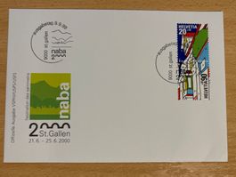 Naba 2000 St. Gallen Ersttagsbrief