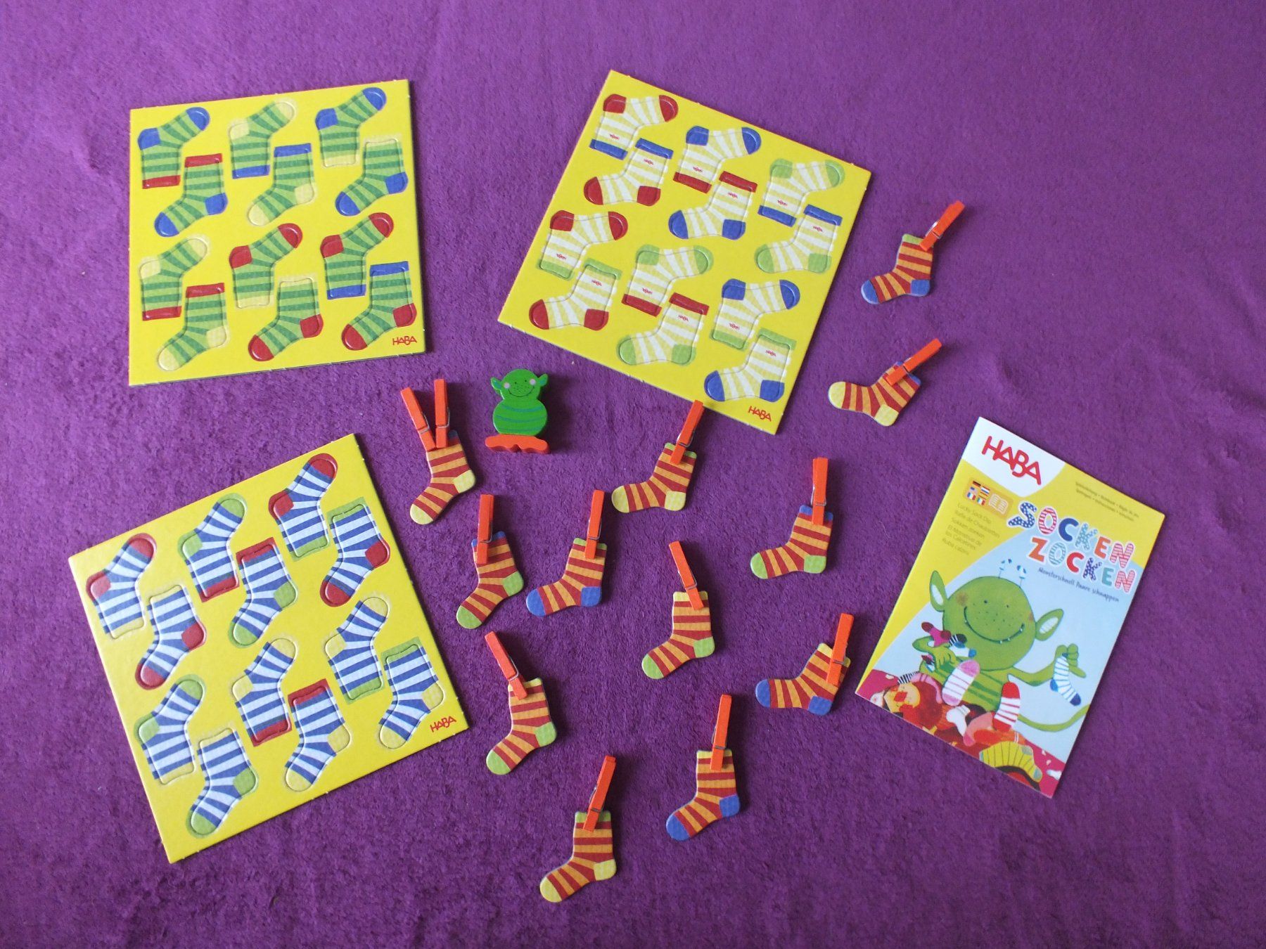 Haba Jeux: HABA Spiel - Socken Zocken – Neuf (Voir description) à Müllheim Dorf par Seeeule01 5