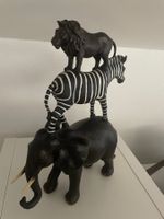 Tierfiguren : Elefant, Zebra, Löwe