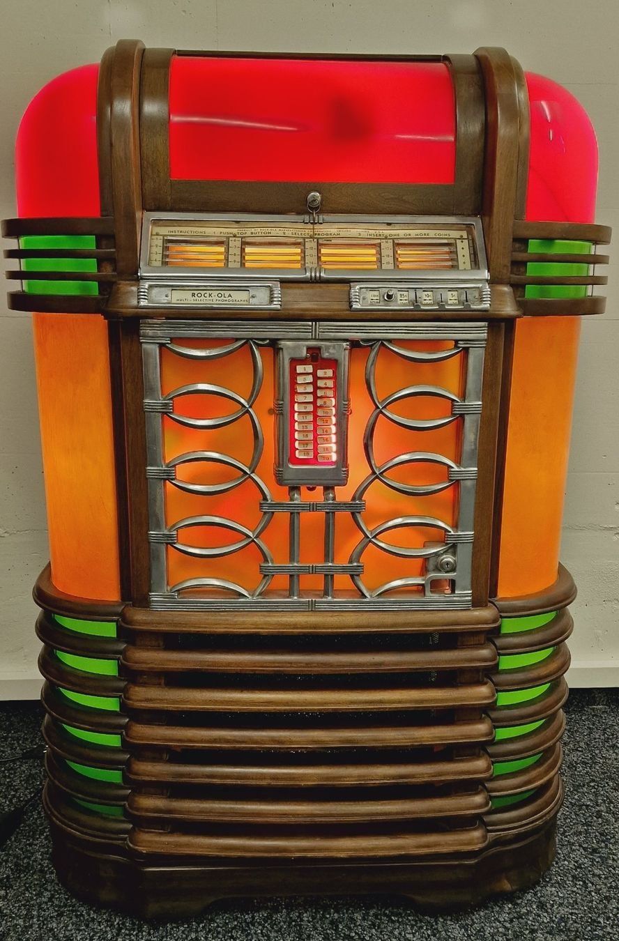 Rock-Ola Musiktruhen: Musikbox Jukebox Rock-Ola Modell DE39 – Gebraucht aus Geroldswil von