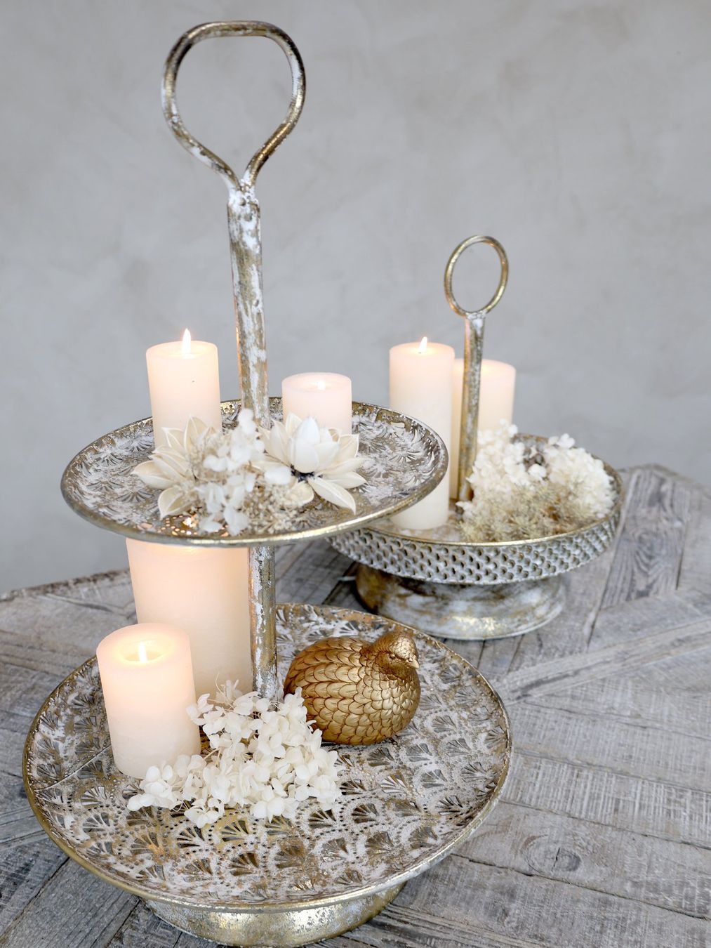 Piatti di portata: Chic Antique Etagere "Vire" mit Muster – Nuovo e nell'imballaggio originale da Innertkirchen venduto da Glatthard-Interior 2