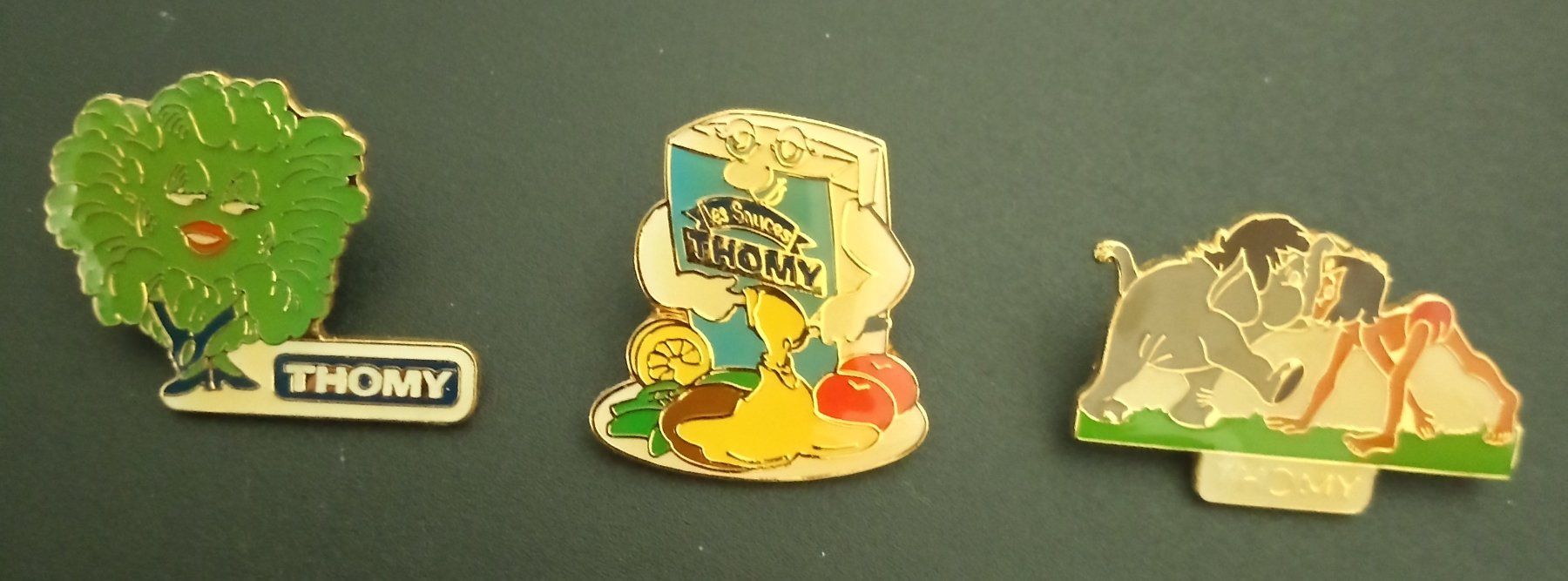Placchette & Badge: Thomy Pins 3 Stk. – Usato da Schwarzenburg venduto da Miri13