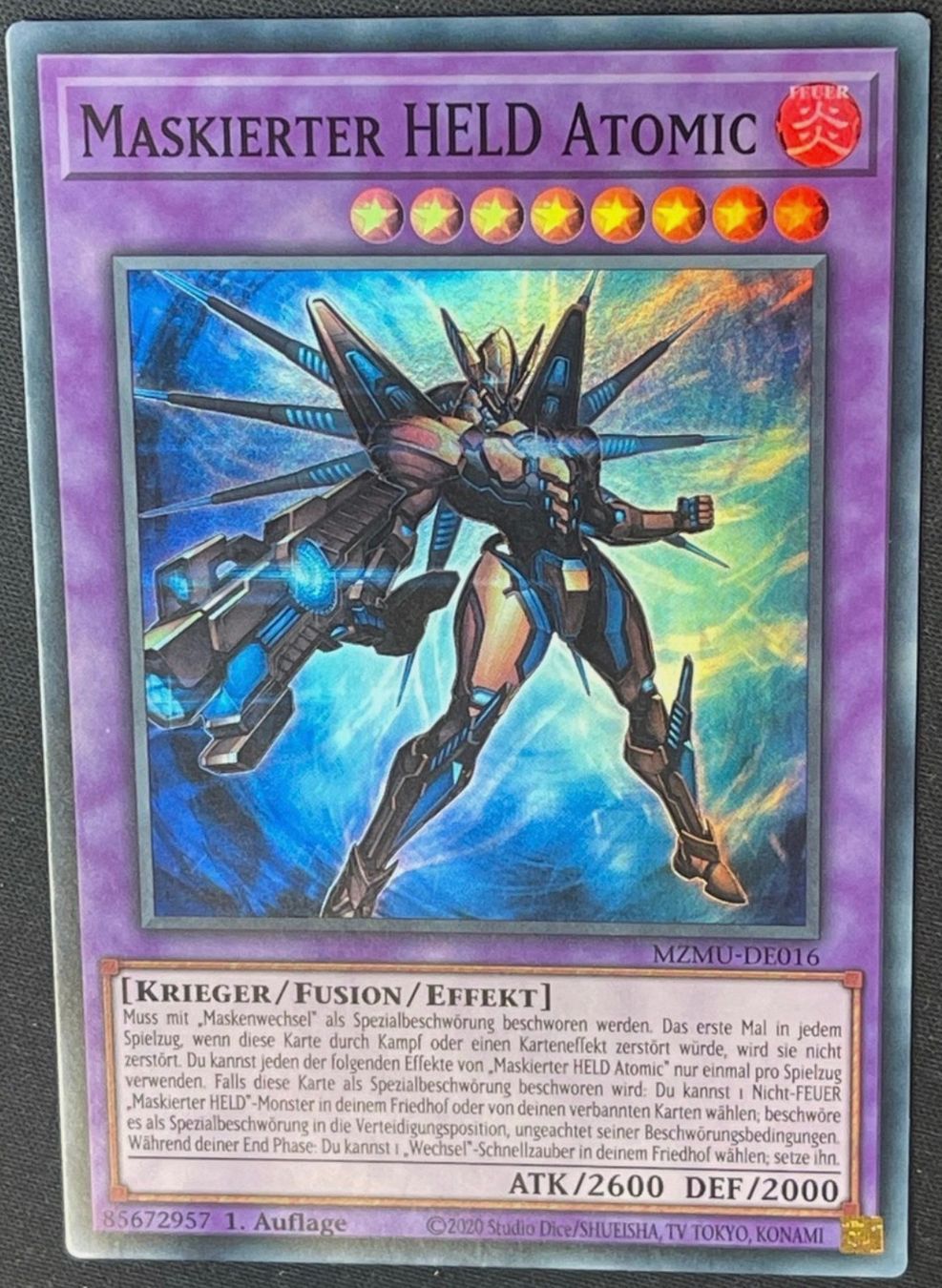 Yugioh Cartes à collectionner: YuGiOh Maskierter Held Atomic – D'occasion à Altstätten SG par ChangeMaker