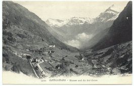WASSEN und die drei Linien - Bahnstation Gotthardbahn
