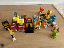 LEGO DUPLO vehicles and animals  set used