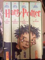 Harry Potter Buchset 4 Bände Carlsen guter Zustand