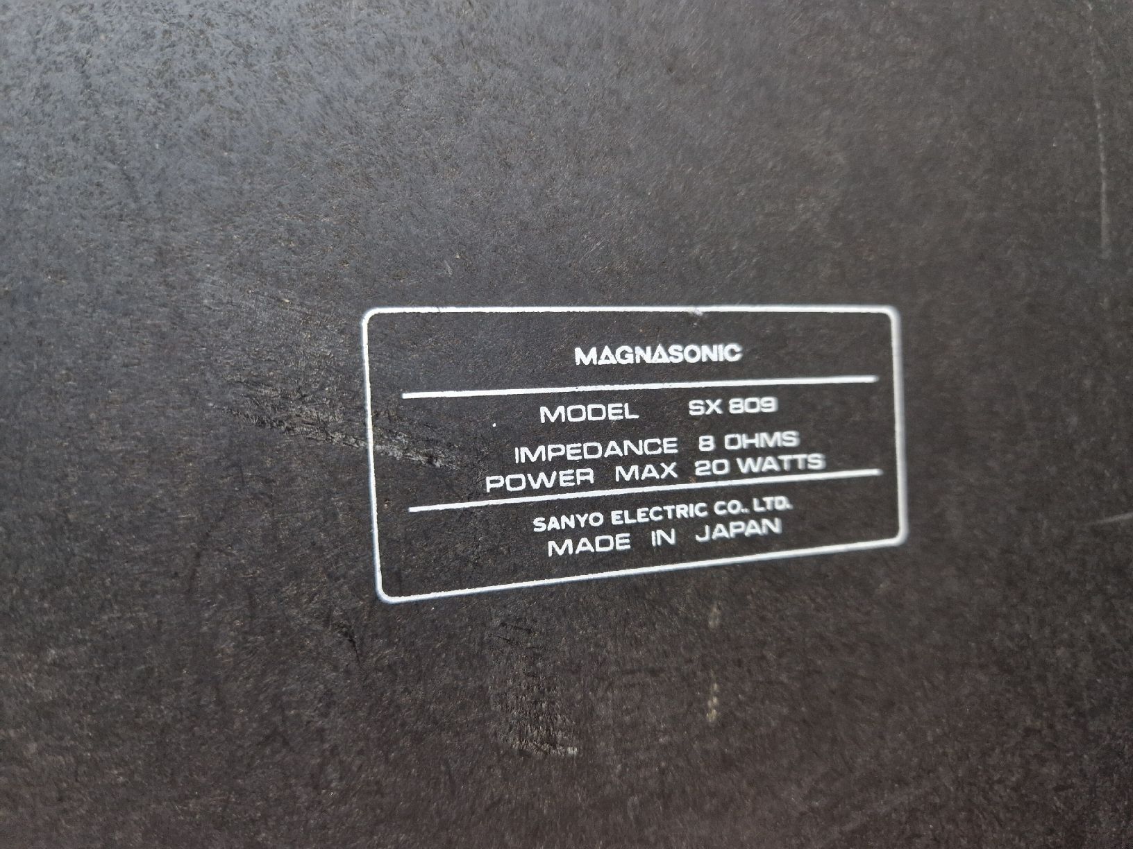 Casse acustiche: Magnasonic sx 809 – Usato da Arbon venduto da Mayak_Sound 6