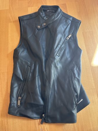 Zara Biker Jacket Sleevless M