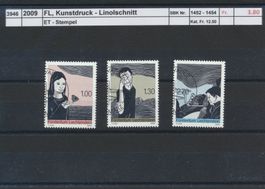 2009 FL, "Kunstdruck - Linolschnitt", ET - Stempel